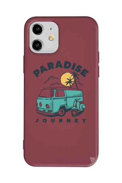 Paradise Lansman Model İçi Kadife Silikon Telefon Kılıfı