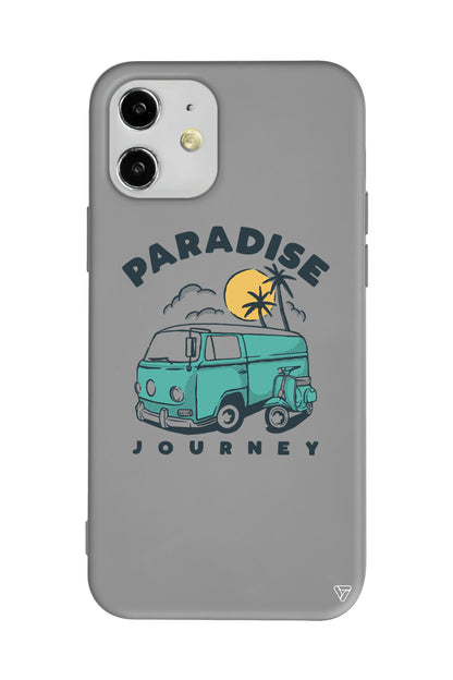 Paradise Lansman Model İçi Kadife Silikon Telefon Kılıfı