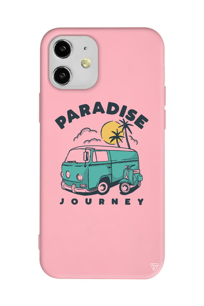 Paradise Lansman Model İçi Kadife Silikon Telefon Kılıfı