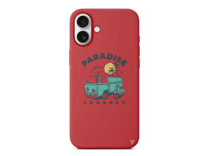 Paradise Lansman Model İçi Kadife Silikon Telefon Kılıfı – Plus Serisine Özel