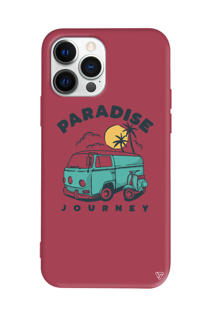 Paradise Lansman Model İçi Kadife Silikon Telefon Kılıfı