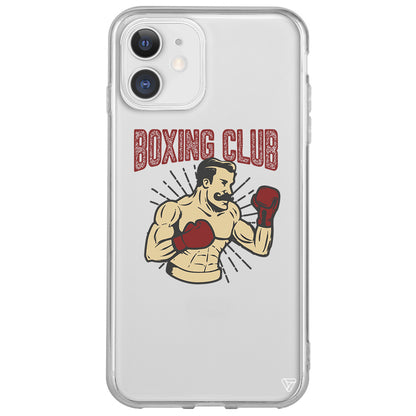 Boxing Club Lansman Model İçi Kadife Silikon Telefon Kılıfı