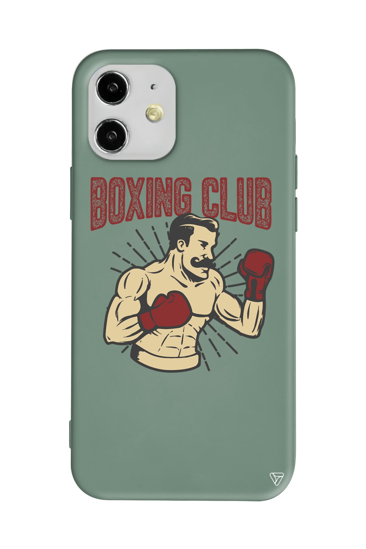 Boxing Club Lansman Model İçi Kadife Silikon Telefon Kılıfı