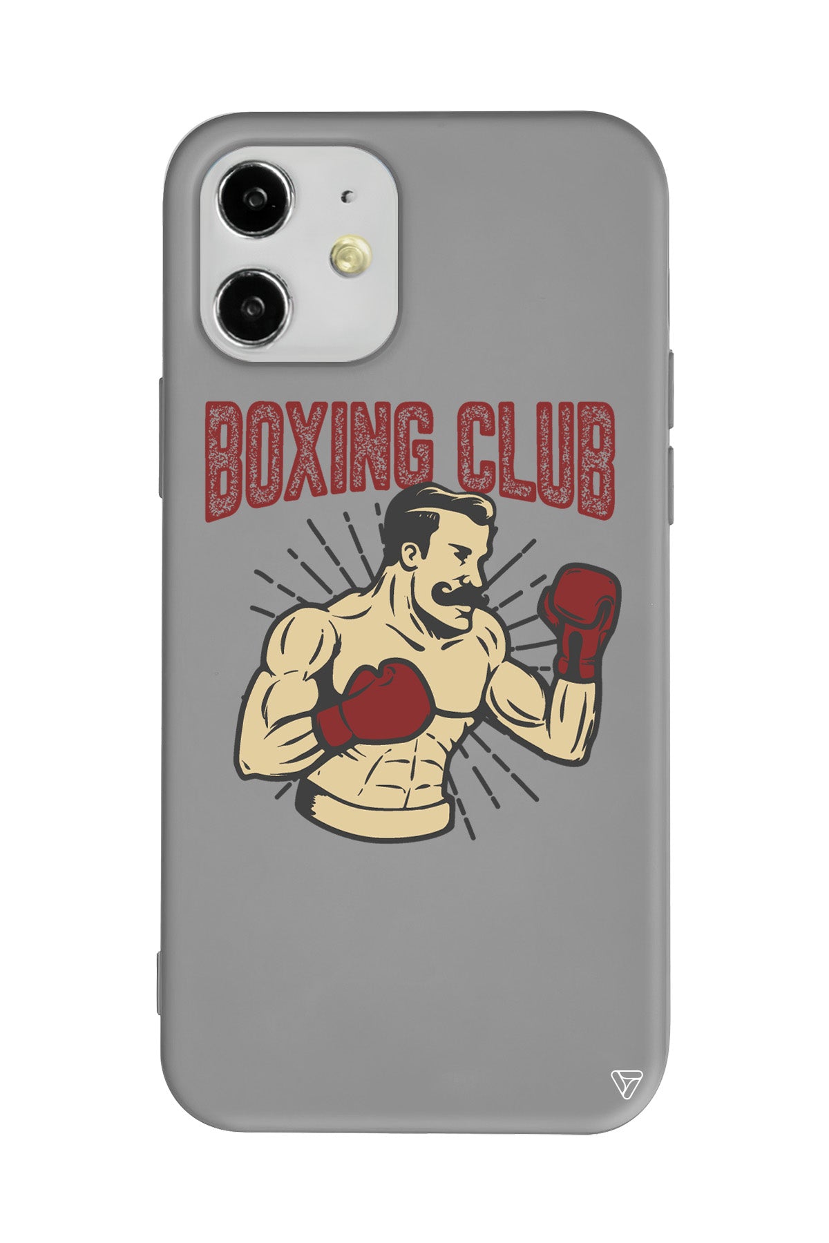 Boxing Club Lansman Model İçi Kadife Silikon Telefon Kılıfı