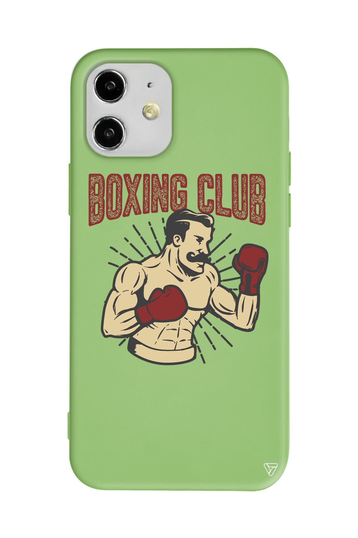 Boxing Club Lansman Model İçi Kadife Silikon Telefon Kılıfı