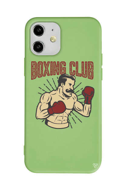 Boxing Club Lansman Model İçi Kadife Silikon Telefon Kılıfı