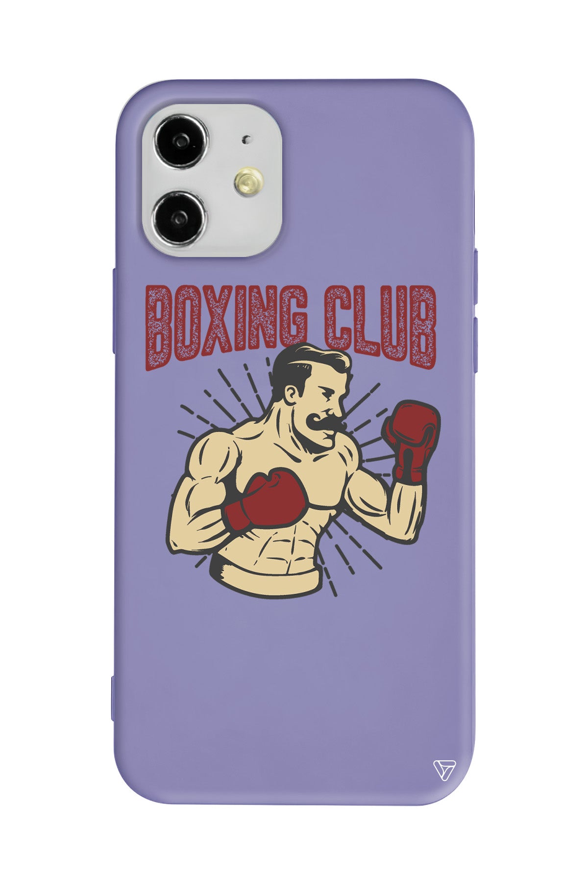 Boxing Club Lansman Model İçi Kadife Silikon Telefon Kılıfı