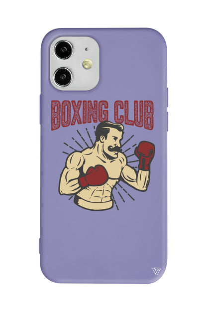 Boxing Club Lansman Model İçi Kadife Silikon Telefon Kılıfı