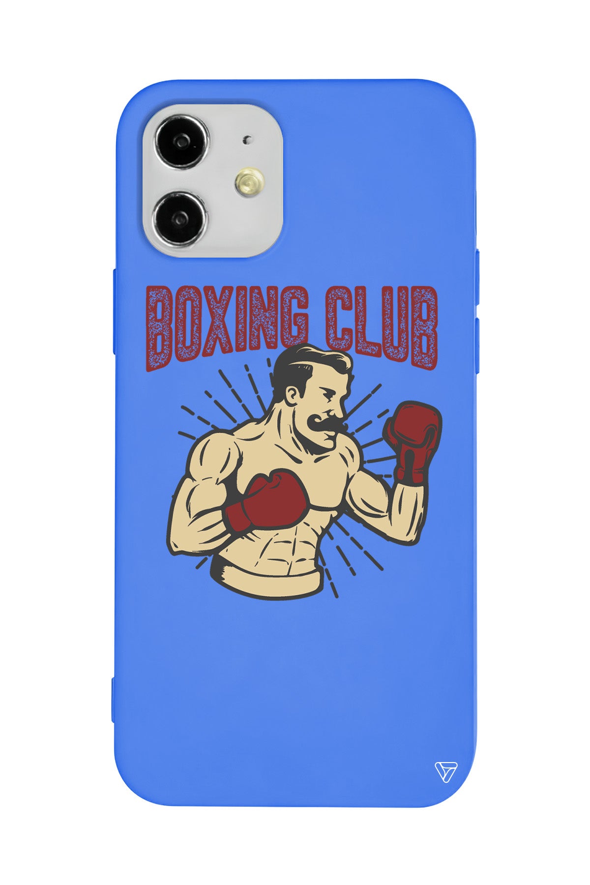 Boxing Club Lansman Model İçi Kadife Silikon Telefon Kılıfı