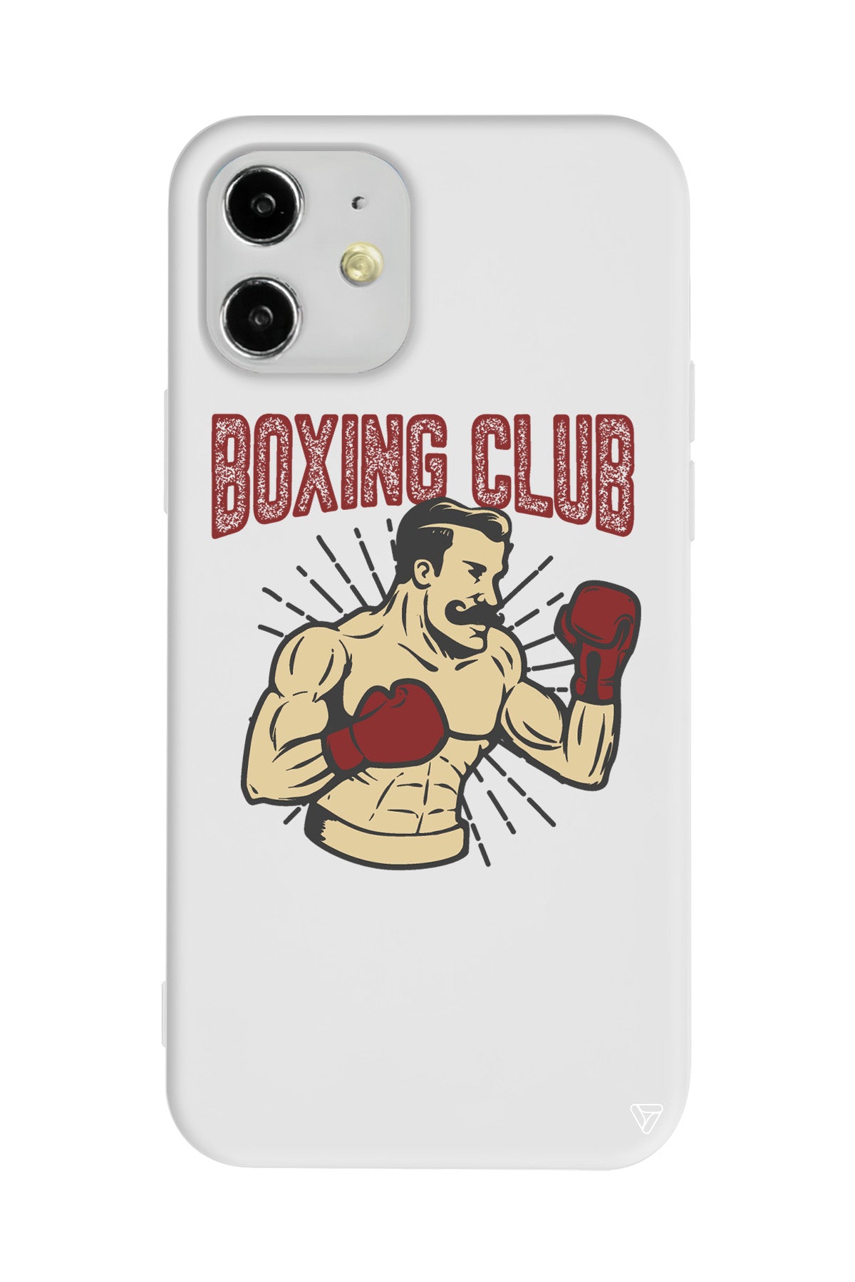 Boxing Club Lansman Model İçi Kadife Silikon Telefon Kılıfı