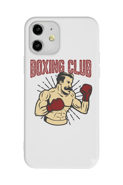 Boxing Club Lansman Model İçi Kadife Silikon Telefon Kılıfı