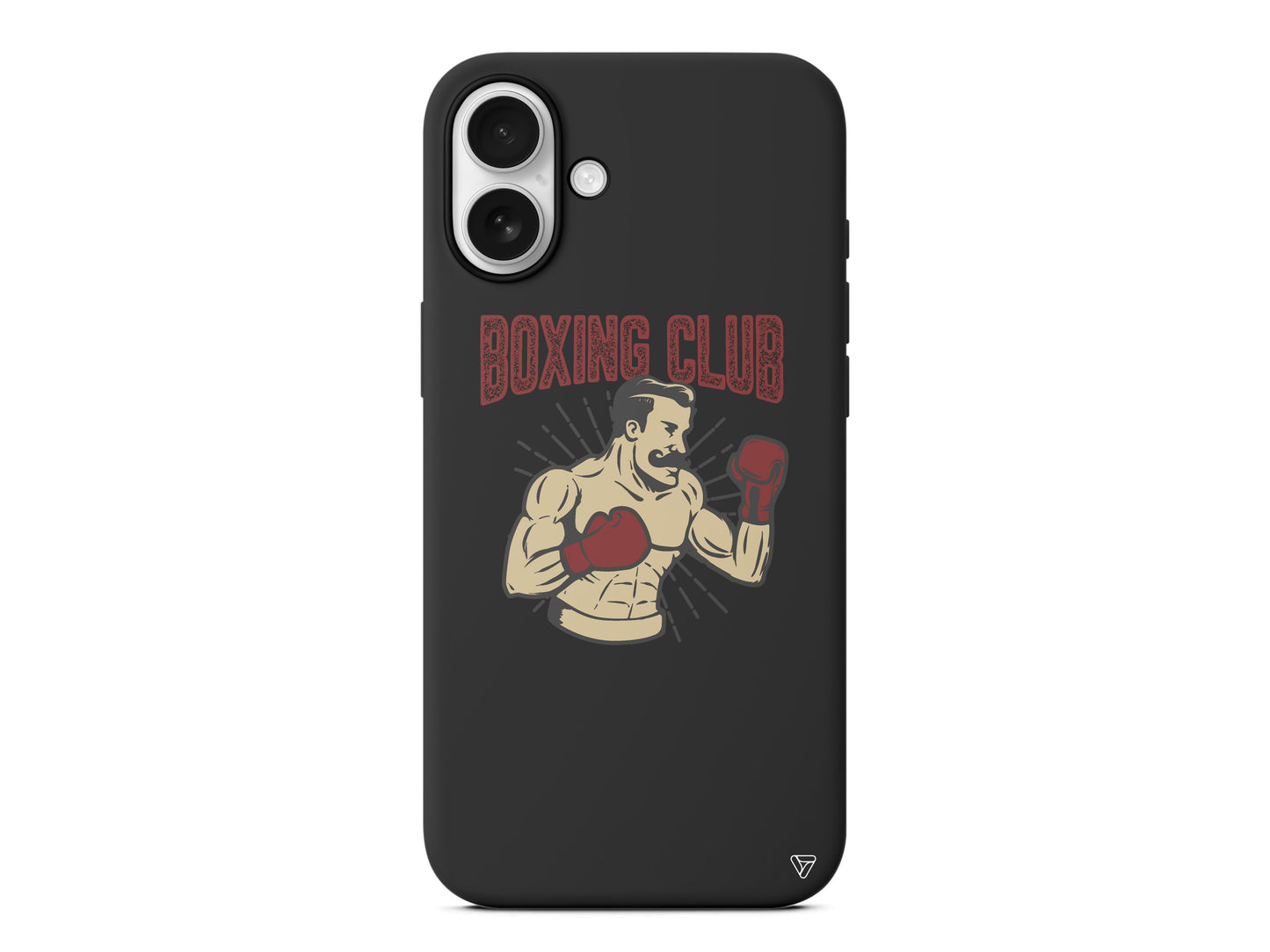 Boxing Club Lansman Model İçi Kadife Silikon Telefon Kılıfı – Plus Serisine Özel