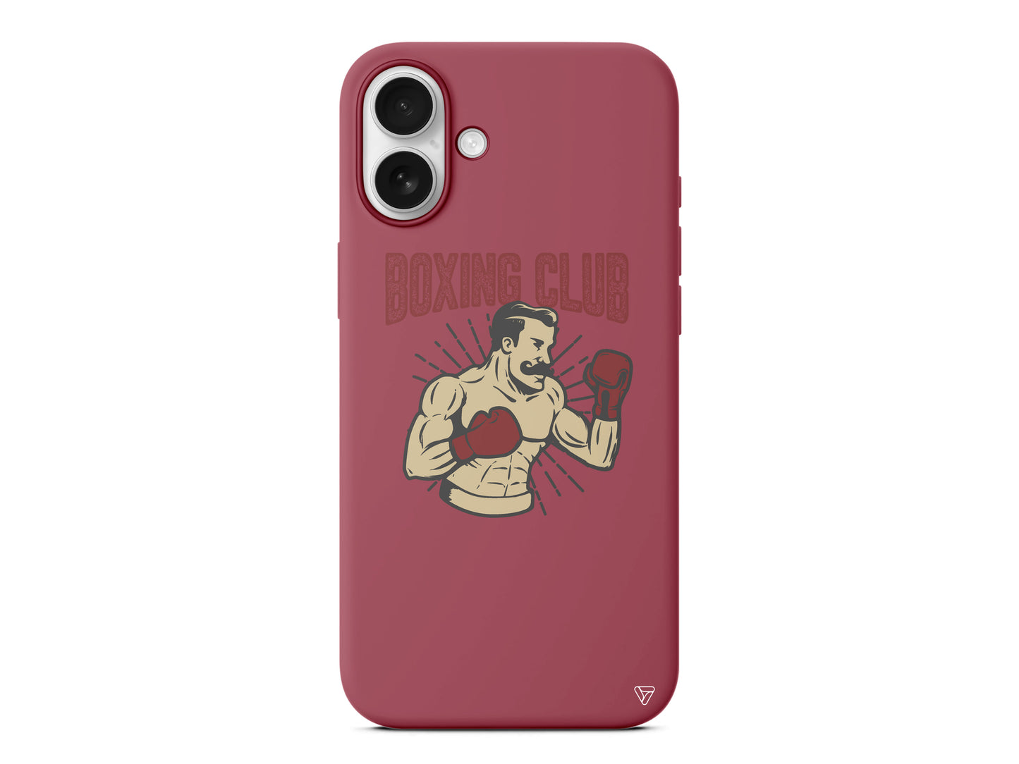 Boxing Club Lansman Model İçi Kadife Silikon Telefon Kılıfı – Plus Serisine Özel