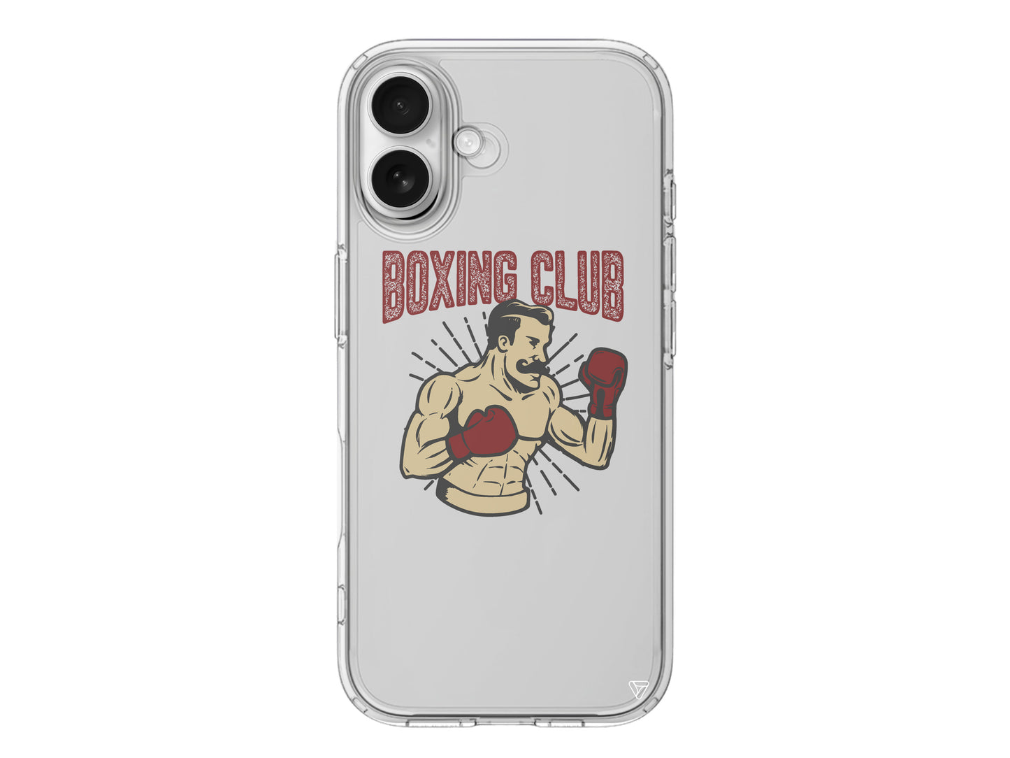 Boxing Club Lansman Model İçi Kadife Silikon Telefon Kılıfı – Plus Serisine Özel