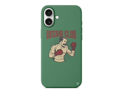 Boxing Club Lansman Model İçi Kadife Silikon Telefon Kılıfı