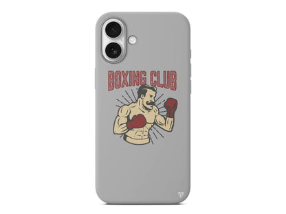 Boxing Club Lansman Model İçi Kadife Silikon Telefon Kılıfı – Plus Serisine Özel