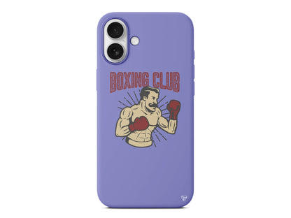 Boxing Club Lansman Model İçi Kadife Silikon Telefon Kılıfı