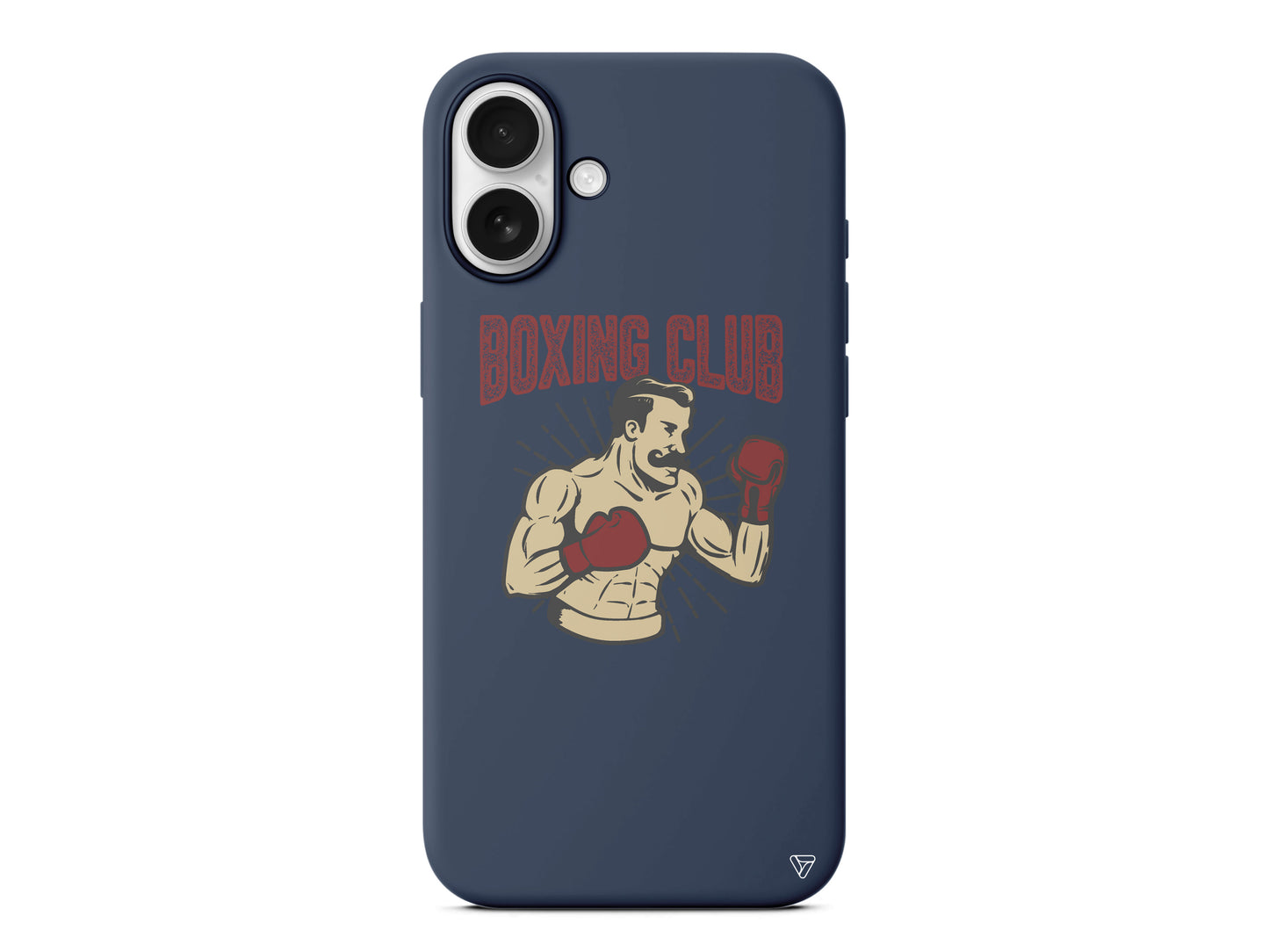 Boxing Club Lansman Model İçi Kadife Silikon Telefon Kılıfı