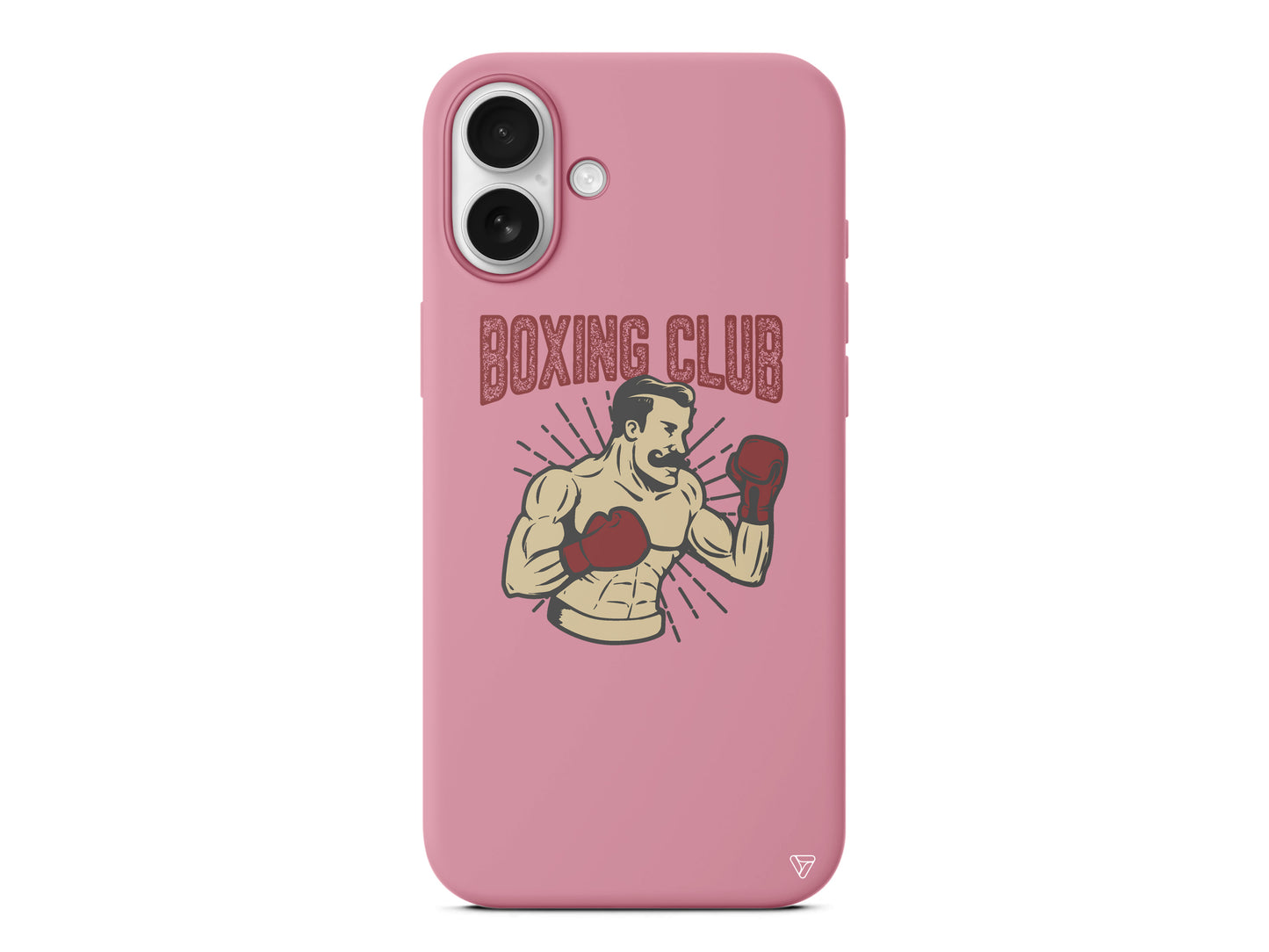 Boxing Club Lansman Model İçi Kadife Silikon Telefon Kılıfı