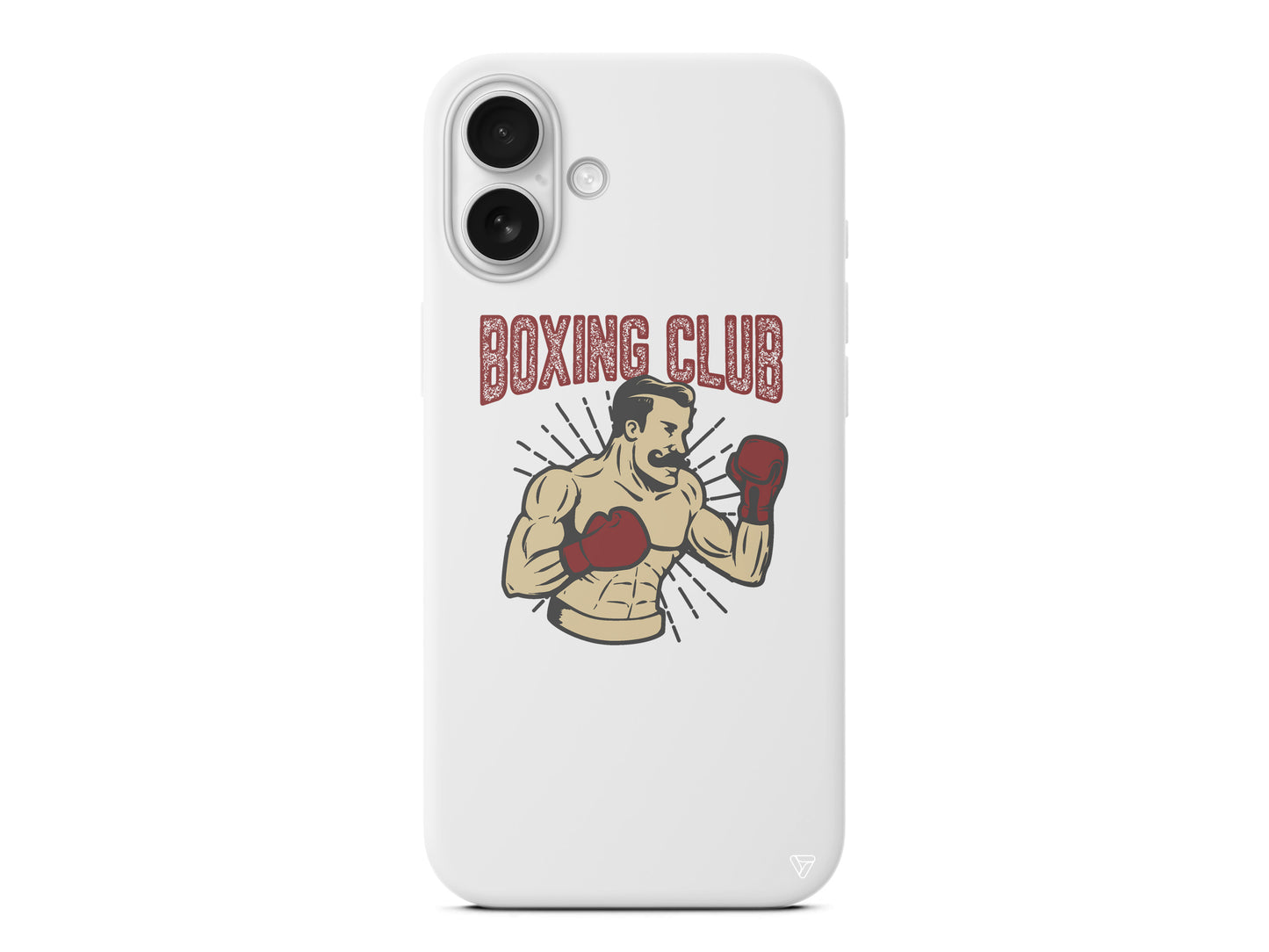 Boxing Club Lansman Model İçi Kadife Silikon Telefon Kılıfı