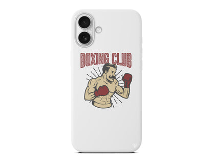 Boxing Club Lansman Model İçi Kadife Silikon Telefon Kılıfı