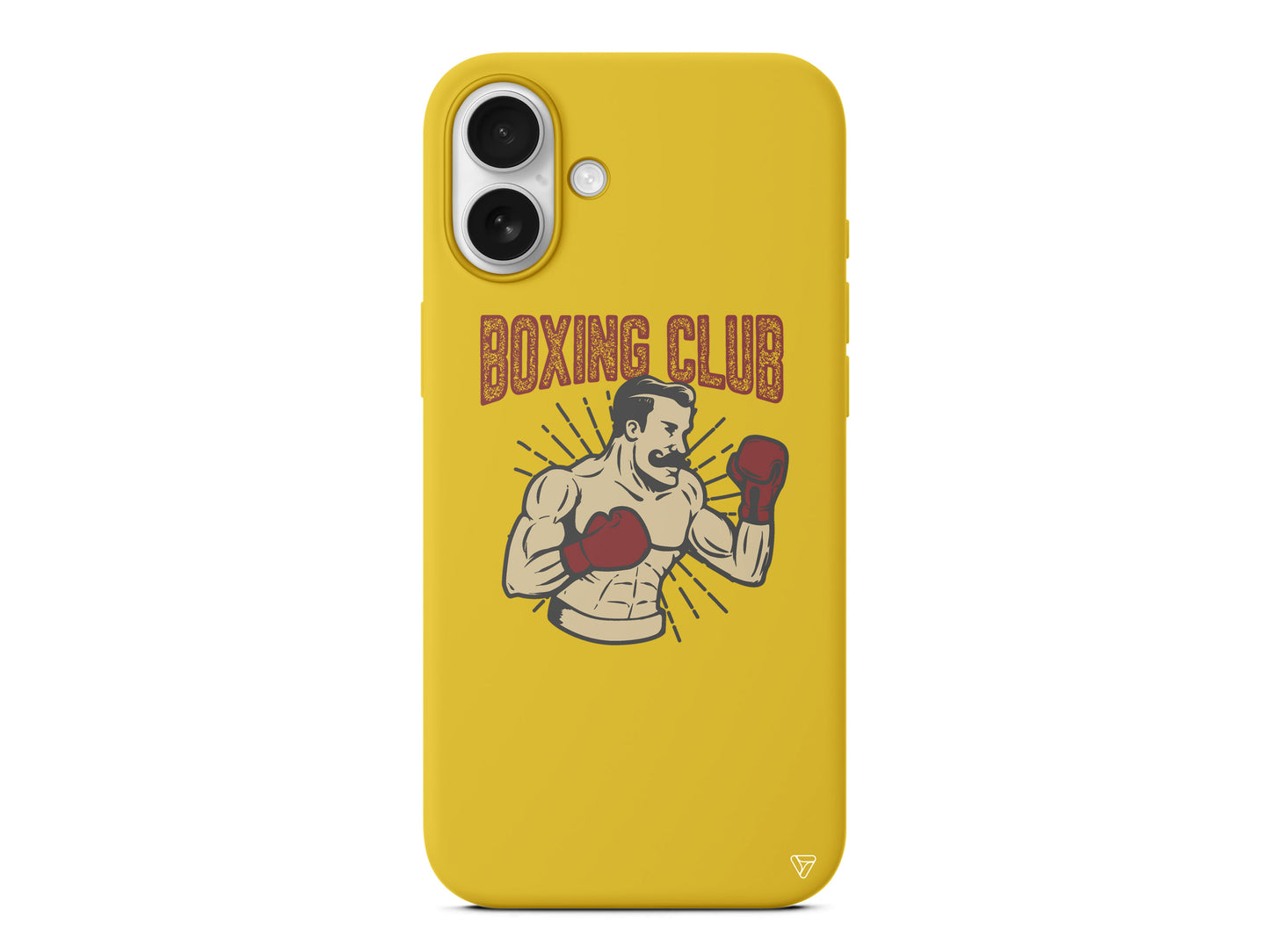 Boxing Club Lansman Model İçi Kadife Silikon Telefon Kılıfı