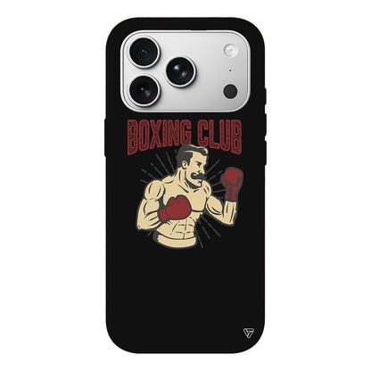 Boxing Club Lansman Model İçi Kadife Silikon Telefon Kılıfı