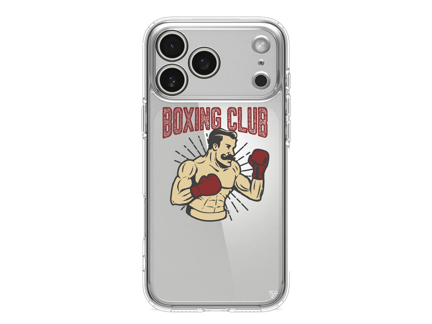 Boxing Club Lansman Model İçi Kadife Silikon Telefon Kılıfı