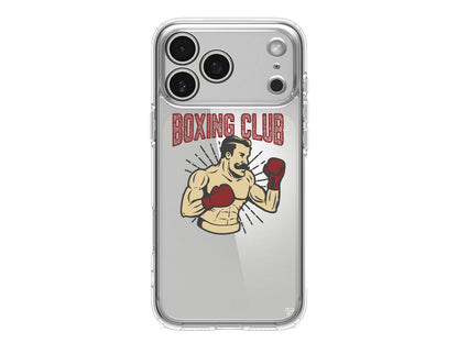 Boxing Club Lansman Model İçi Kadife Silikon Telefon Kılıfı