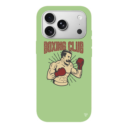 Boxing Club Lansman Model İçi Kadife Silikon Telefon Kılıfı