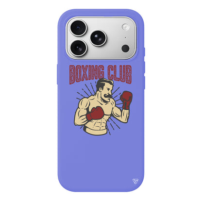 Boxing Club Lansman Model İçi Kadife Silikon Telefon Kılıfı
