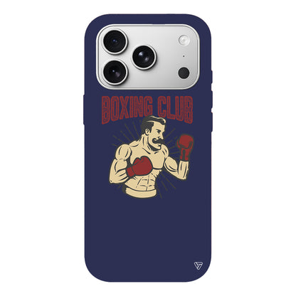 Boxing Club Lansman Model İçi Kadife Silikon Telefon Kılıfı