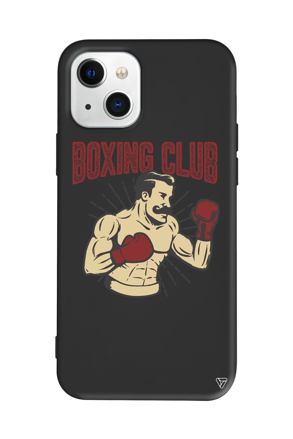Boxing Club Lansman Model İçi Kadife Silikon Telefon Kılıfı – Plus Serisine Özel