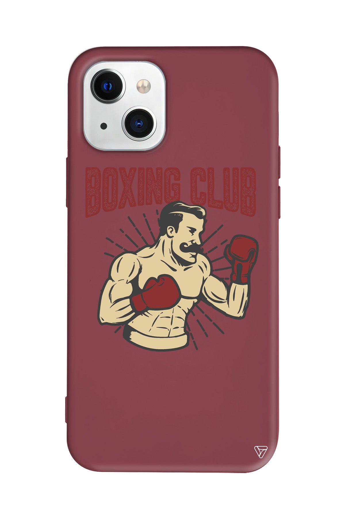 Boxing Club Lansman Model İçi Kadife Silikon Telefon Kılıfı