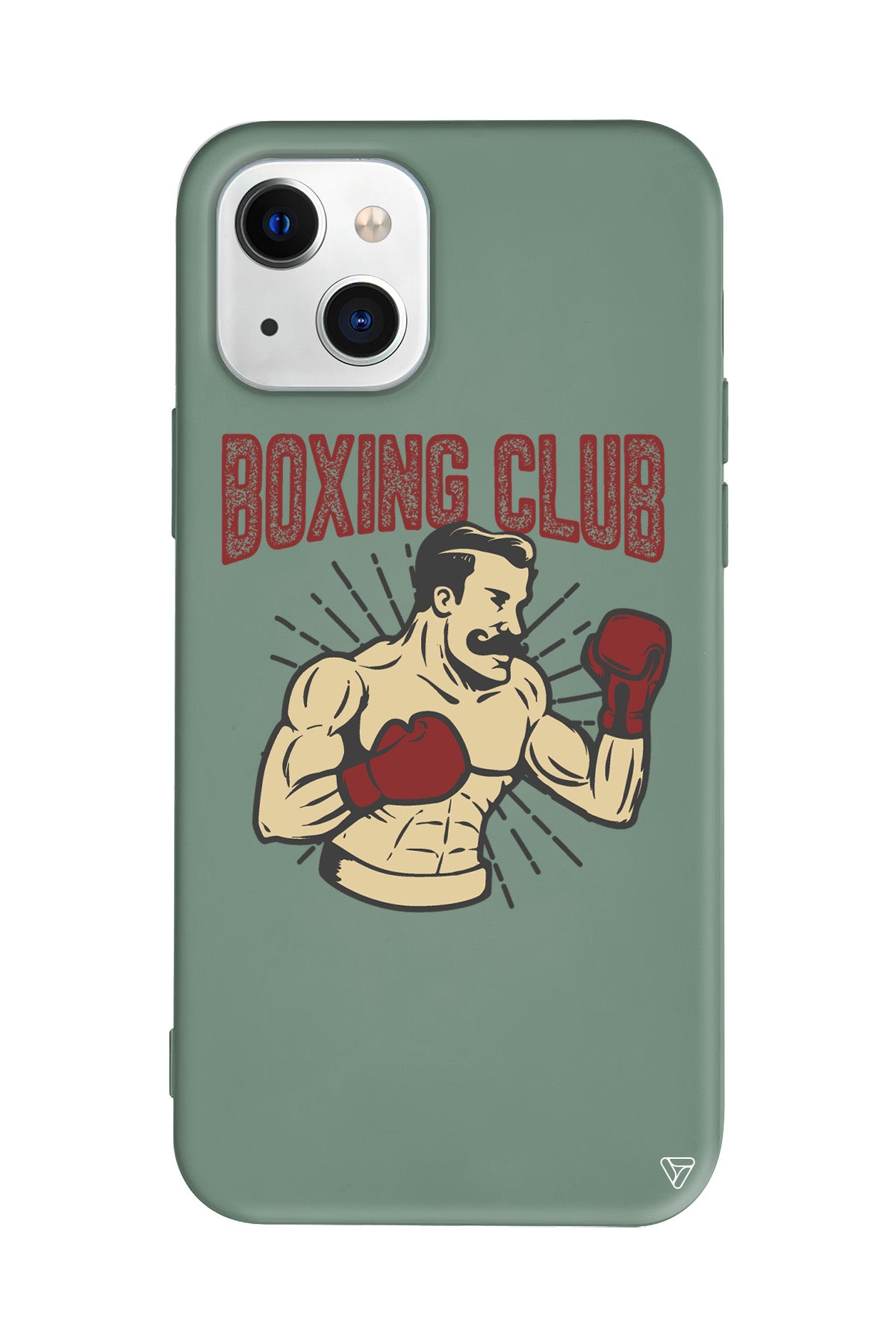 Boxing Club Lansman Model İçi Kadife Silikon Telefon Kılıfı – Plus Serisine Özel