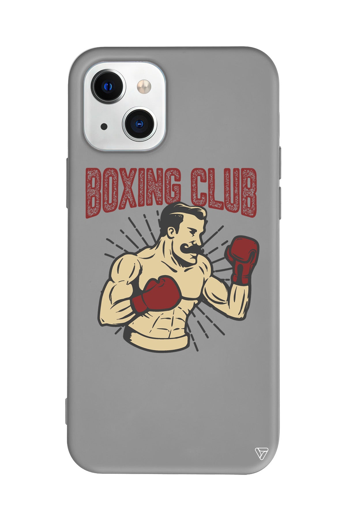 Boxing Club Lansman Model İçi Kadife Silikon Telefon Kılıfı
