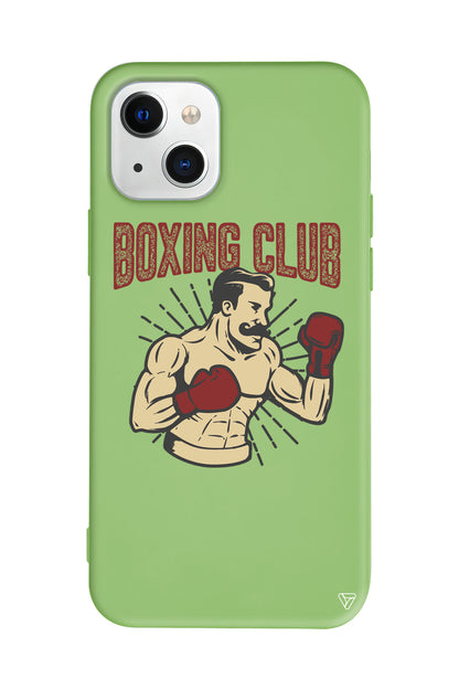 Boxing Club Lansman Model İçi Kadife Silikon Telefon Kılıfı – Plus Serisine Özel