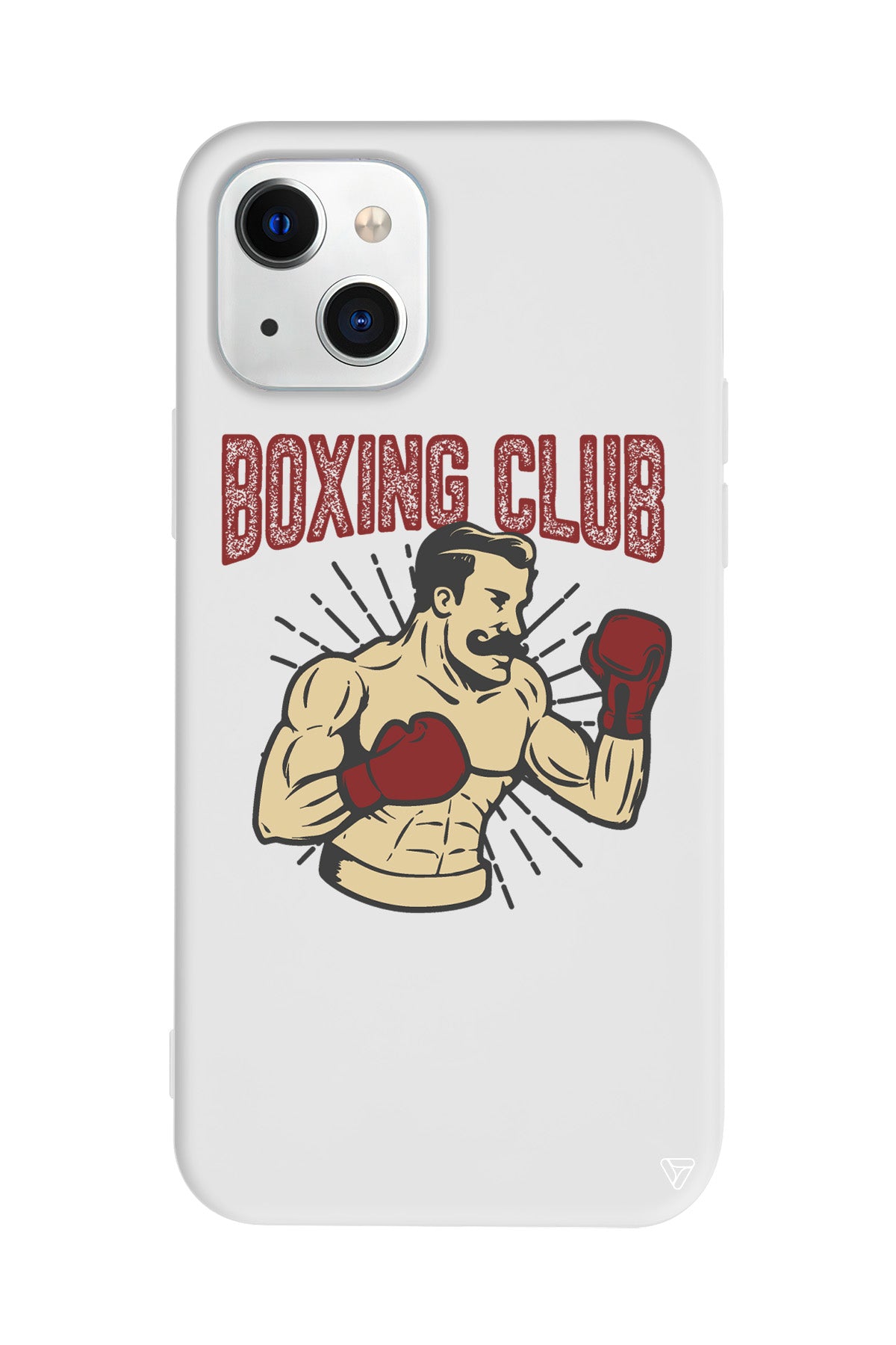 Boxing Club Lansman Model İçi Kadife Silikon Telefon Kılıfı – Plus Serisine Özel
