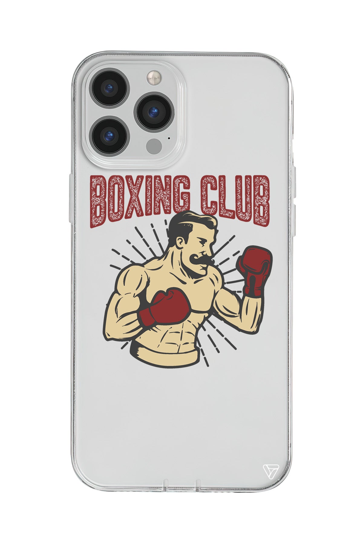Boxing Club Lansman Model İçi Kadife Silikon Telefon Kılıfı