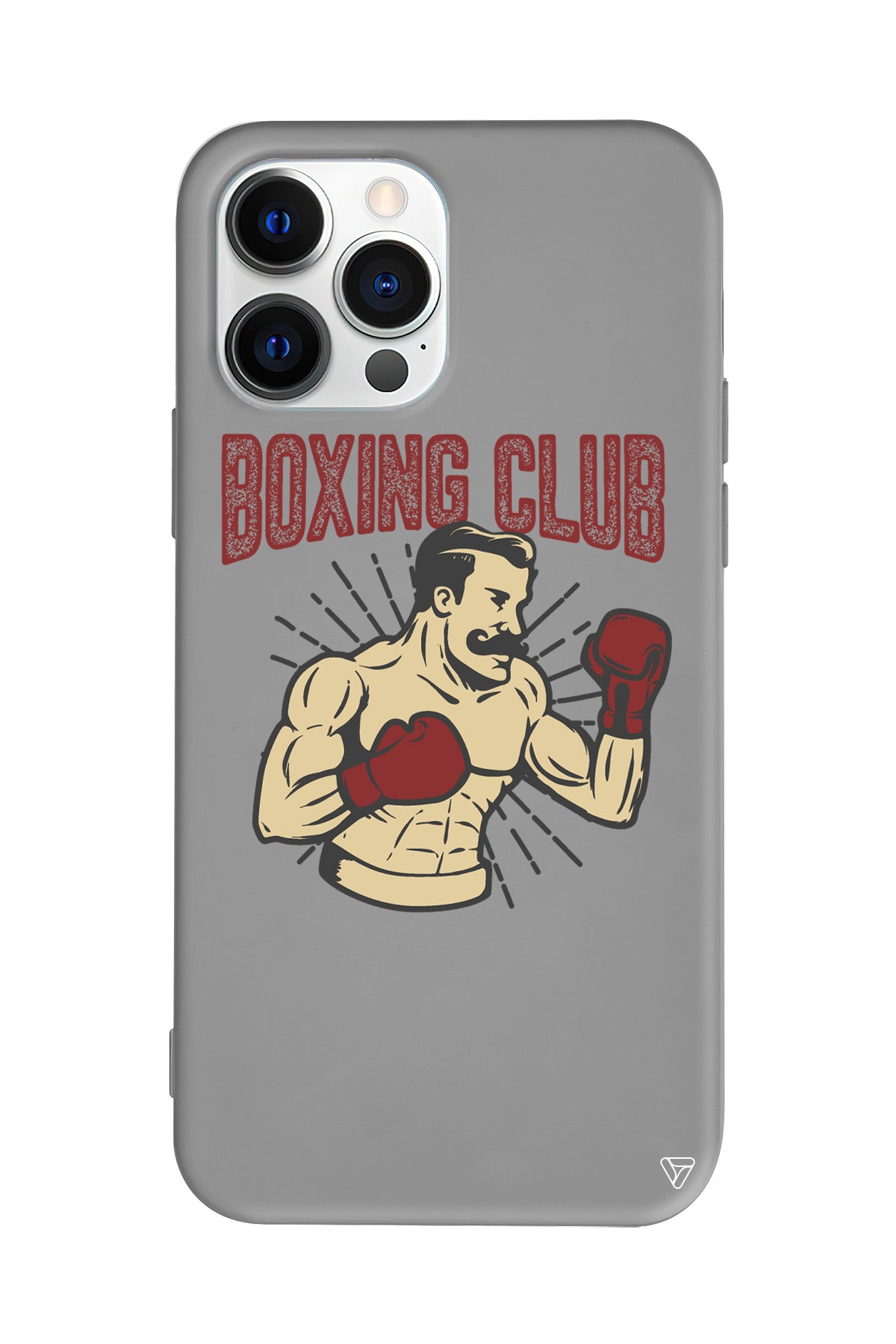 Boxing Club Lansman Model İçi Kadife Silikon Telefon Kılıfı