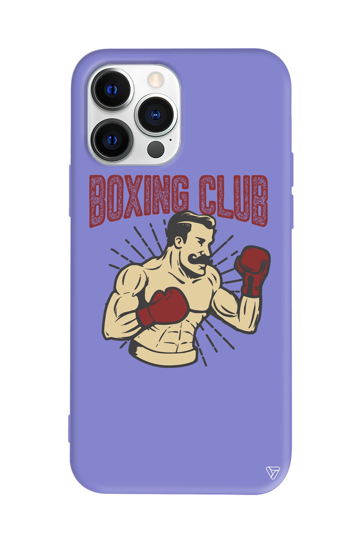Boxing Club Lansman Model İçi Kadife Silikon Telefon Kılıfı