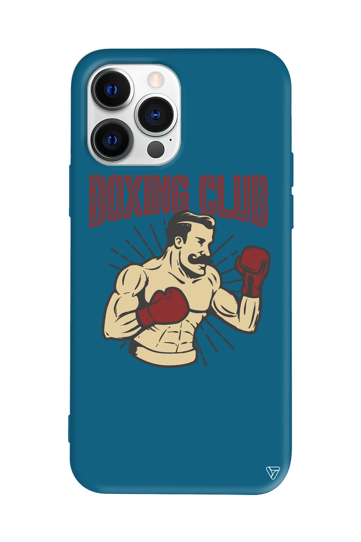 Boxing Club Lansman Model İçi Kadife Silikon Telefon Kılıfı