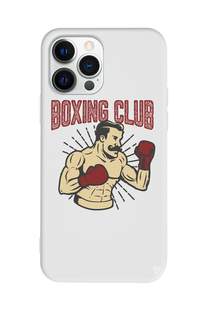 Boxing Club Lansman Model İçi Kadife Silikon Telefon Kılıfı