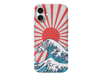 Japan Wave Lansman Model İçi Kadife Silikon Telefon Kılıfı