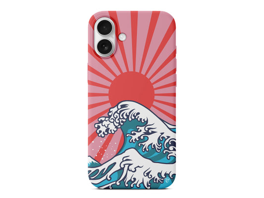 Japan Wave Lansman Model İçi Kadife Silikon Telefon Kılıfı – Plus Serisine Özel