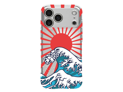 Japan Wave Lansman Model İçi Kadife Silikon Telefon Kılıfı