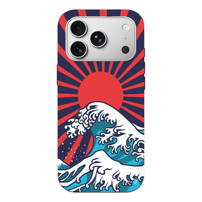 Japan Wave Lansman Model İçi Kadife Silikon Telefon Kılıfı