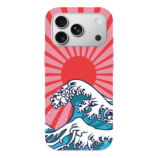 Japan Wave Lansman Model İçi Kadife Silikon Telefon Kılıfı