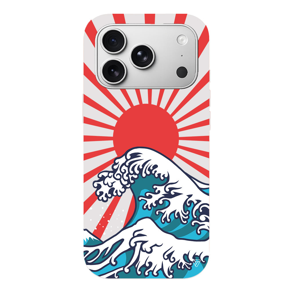 Japan Wave Lansman Model İçi Kadife Silikon Telefon Kılıfı