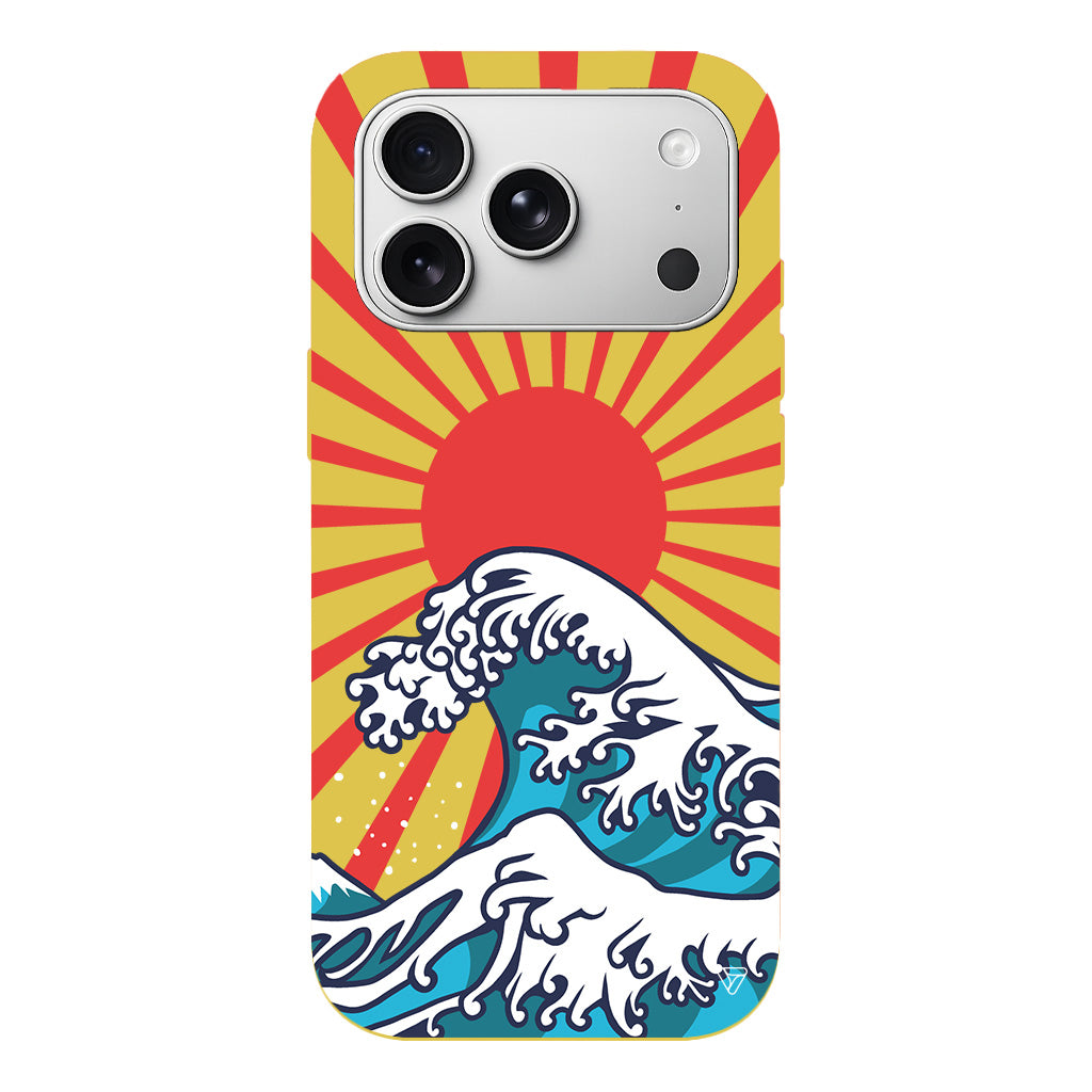 Japan Wave Lansman Model İçi Kadife Silikon Telefon Kılıfı